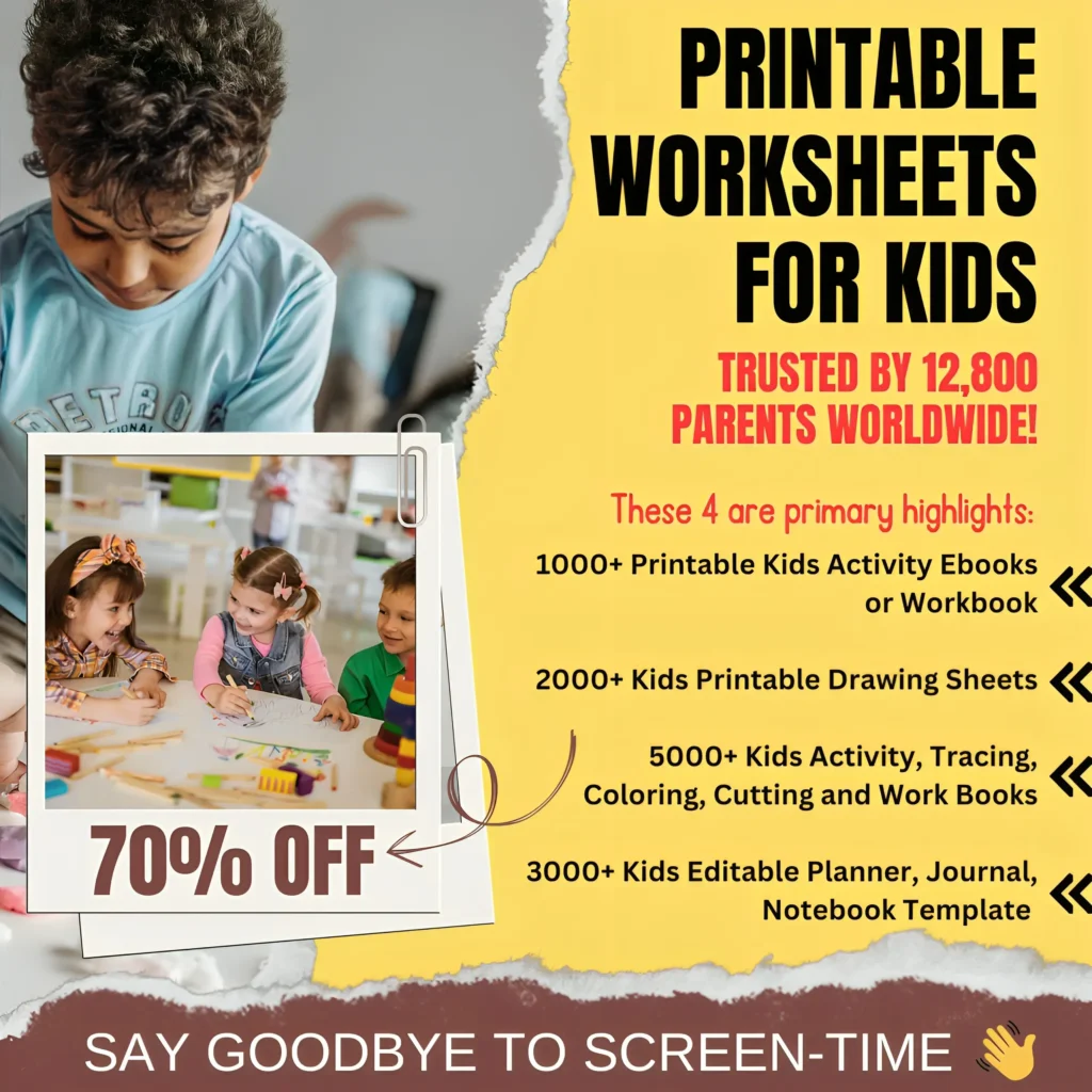 Total 13,000+ Printable Screen-Free Activities to Boost Your Child's Development.